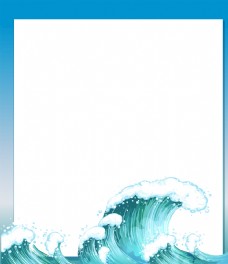 中国风设计海浪波浪波纹图片