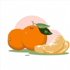 展板橘子图片