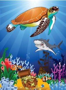 其他生物海底乐园生物水底乐园水草图片