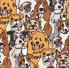 可爱狗狗卡通手绘狗可爱小狗狗卡通图片