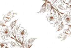 炫彩海报设计花朵背景植物图片
