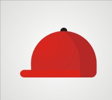 帽子矢量鸭舌帽红色帽子图片
