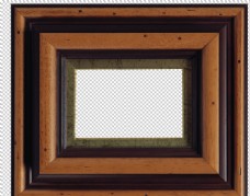 木材实木宽边造型相框图片
