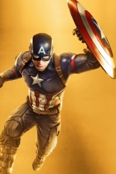 联盟漫威超级英雄美国队长美队图片
