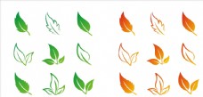 绿色素材矢量树叶图片