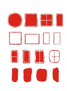 印章国红色印章印泥元素模板图片