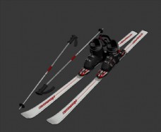 滑雪板3D模型图片