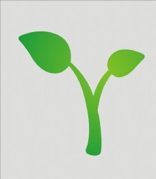 绿背景树苗植物图片