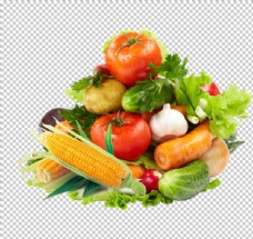 绿色蔬菜膳食营养png图片