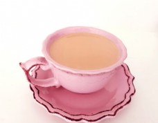 咖啡杯一杯奶茶图片