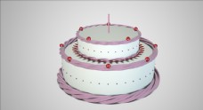 c4d生日蛋糕动画工程图片