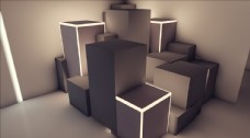c4d盒子密室房间动画工程图片