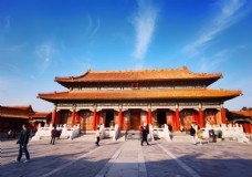秋日北京紫禁城故宫博物馆图片