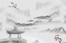 水墨中国风水墨装饰画图片