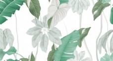 花纹背景数码印花叶子图片