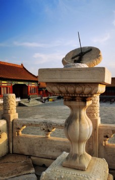 北京紫禁城故宫博物馆日晷图片