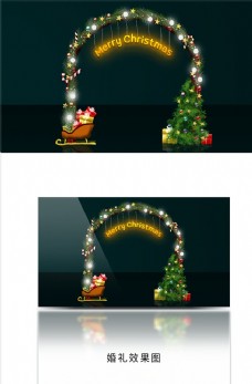圣诞拱门图片