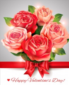 情人节快乐情人节玫瑰花束图片