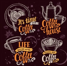 咖啡杯咖啡店咖啡元素图片