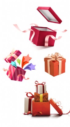 PSD素材礼物礼品盒图片