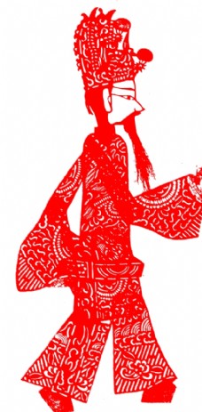 中华文化皮影剪纸图片