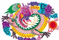 中华文化吉祥动物剪纸图片