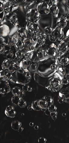 C4D模型水珠水滴水花玻璃图片
