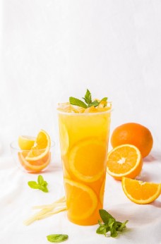 鲜榨果汁展架水果茶图片