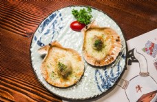 美食文化美食日本料理文化海皇扇贝图片