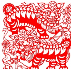 中华文化吉祥剪纸图片