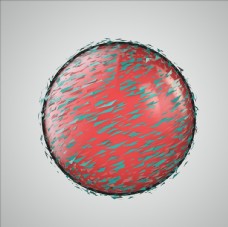 C4D模型星球球体玻璃珠图片