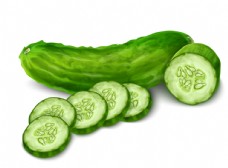 绿色蔬菜黄瓜蔬菜水果图片