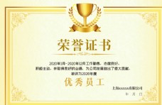PPT模版荣誉证书图片