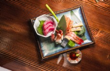 美食文化美食日本料理文化上级刺身拼盘图片