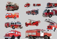 png抠图消防车图片