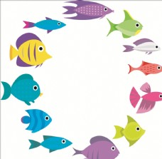 海洋鱼海洋世界彩色小鱼图片