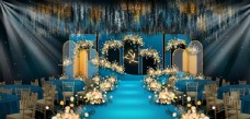 结婚舞台婚礼效果图图片