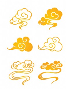 中国风设计矢量中国风古典云纹祥云纹祥花纹图片