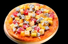 缤纷水果披萨图片