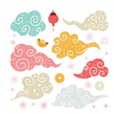 中国风设计中国风卡通祥云图片