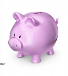 C4D模型小猪存钱罐图片