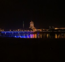 越王楼夜景图片