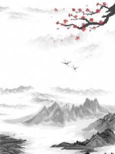 山中国风背景图片