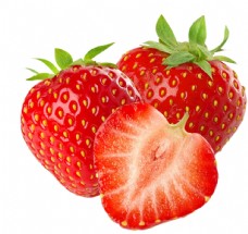 红色素材草莓图片