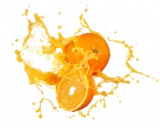 橙汁水果橙子图片
