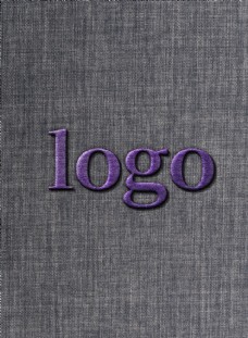 金属质感logo样机图片