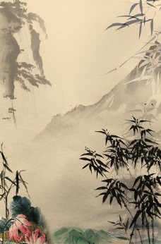 画中国风中国风水墨古典装饰画图片