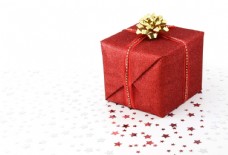 礼品红色礼物盒图片
