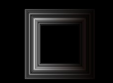 高级黑白渐变立体几何图片