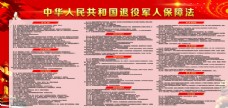 展板中华人民共和国退役军人保障法图片